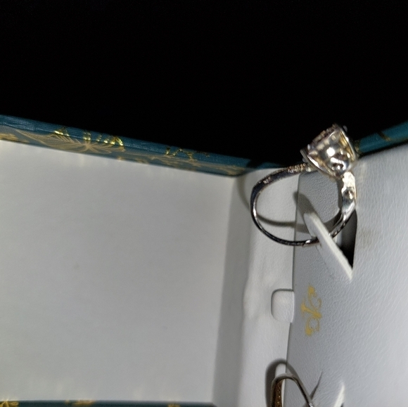 Cubic Zirconia 925 Sterling Silver Earrings - Picture 4 of 5